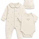 Welcome Home Set (Sleepsuit, Vest & Beanie)